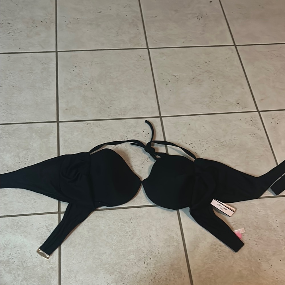 Black Victoria's Secret Bikini Top